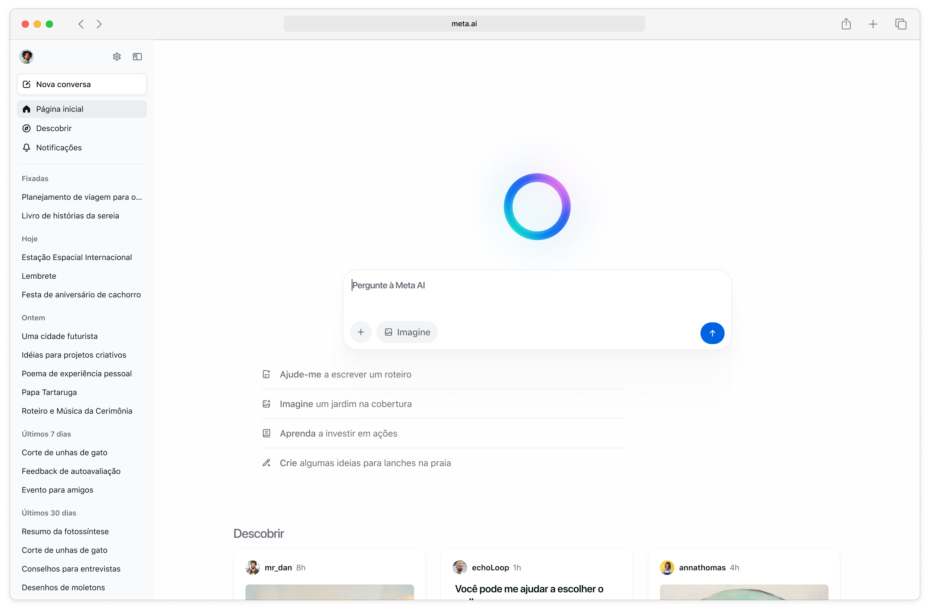 Apresentando o app Meta AI: uma nova forma de acessar seu assistente de ...