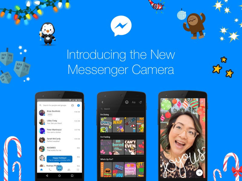 Messenger Neue Kamera mit zahlreichen Funktionen rechtzeitig zu den