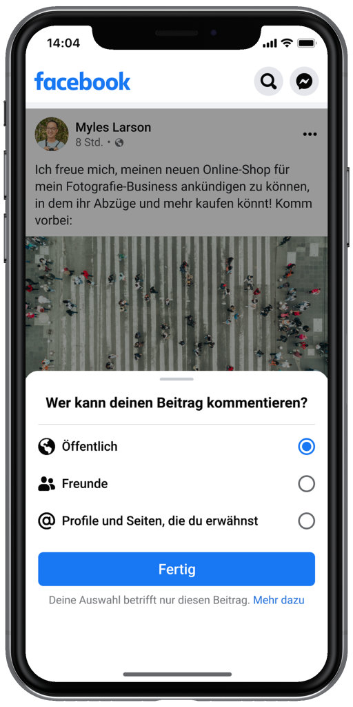 Neue Funktionen im News Feed: Mehr Kontrolle und mehr Kontext - Über