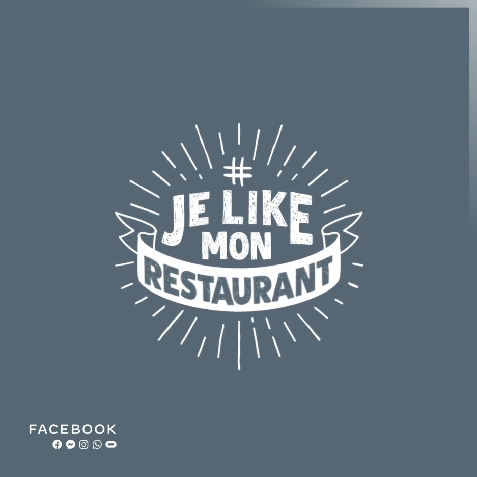 Logo de l'opération Je Like Mon Restaurant par Facebook