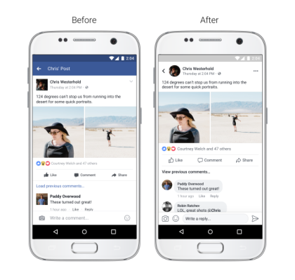 Facebook ニュースフィード及びページ内の投稿 広告に関する表示デザインをアップデート Facebookについて Facebook ニュースフィード及びページ内の投稿 広告に関する表示デザインをアップデート Facebookについて