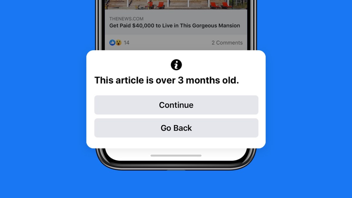 シェアする古いコンテンツへの通知機能を導入 Facebookについて