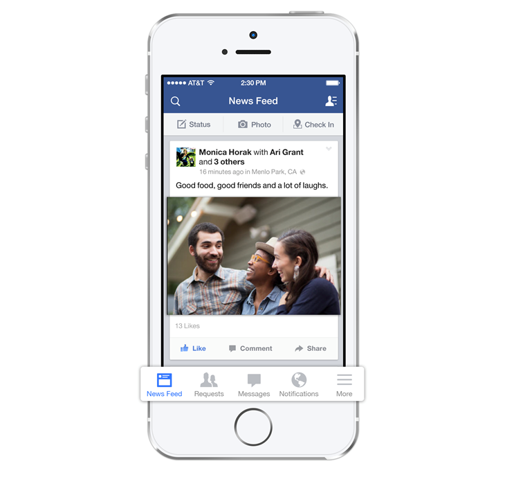 Updates to Facebook for iOS