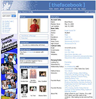 Facebook profile 2005