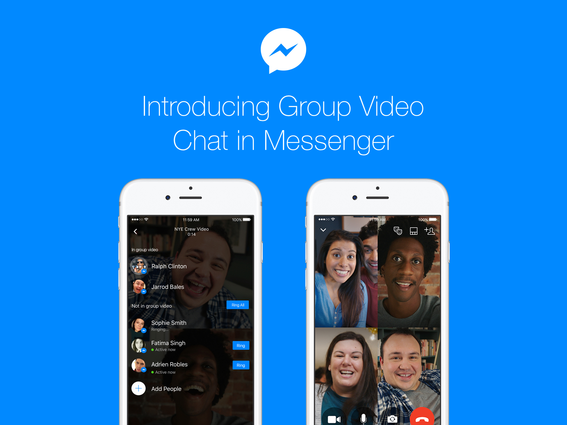 Introducing Group Video Chat In Messenger About Facebook