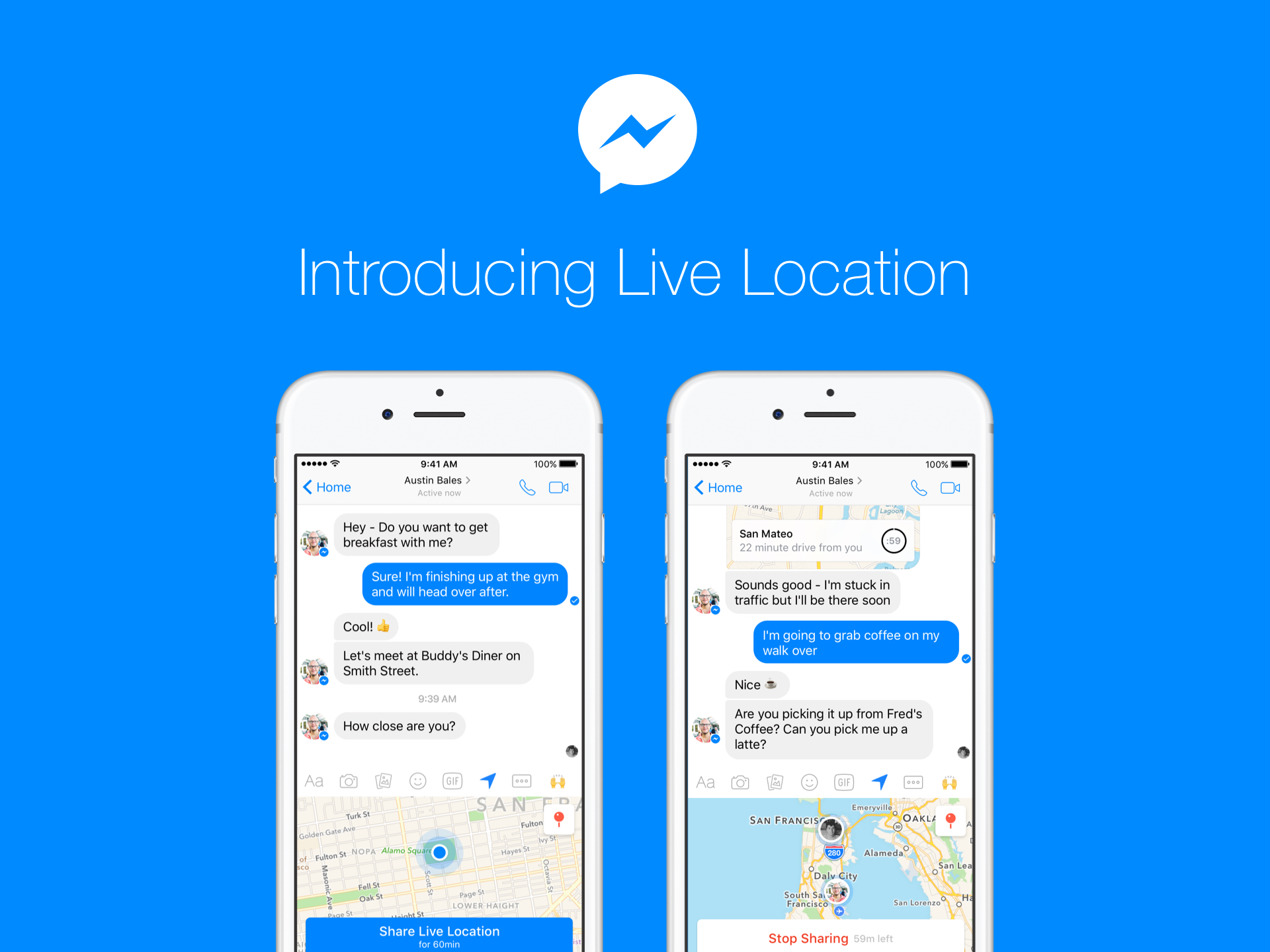 Introducing Live Location In Messenger About Facebook