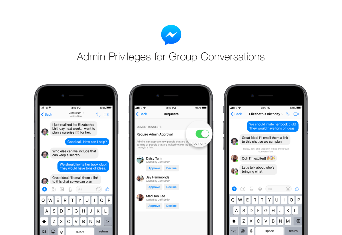 Facebook removing group chats