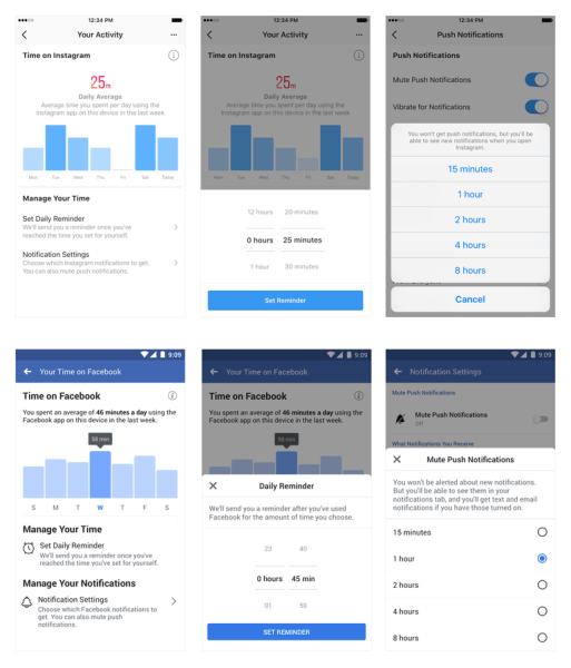 New Tools to Manage Your Time on Facebook and Instagram
