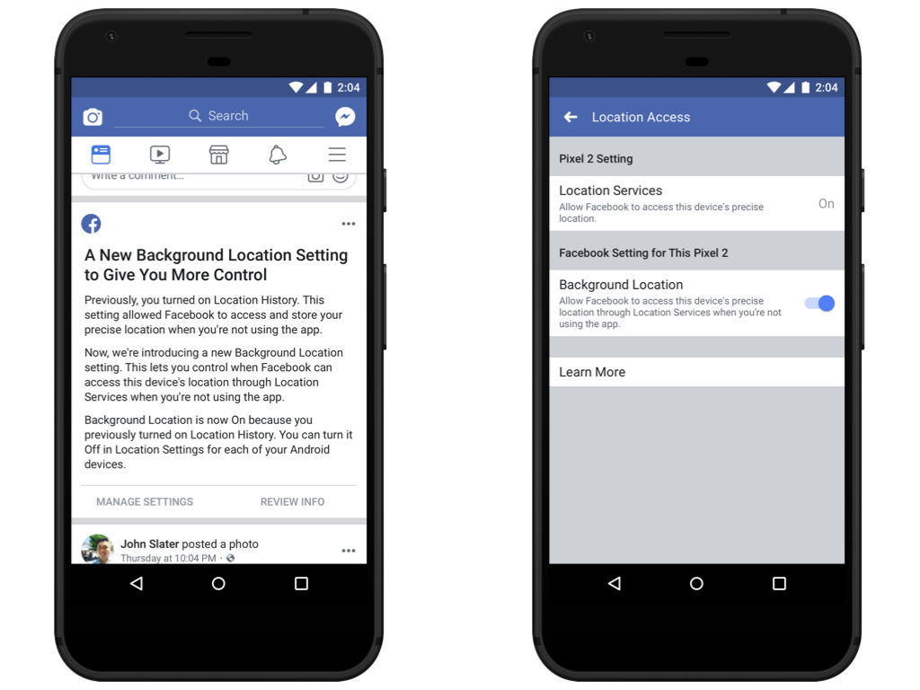 Improving Location Settings On Android About Facebook