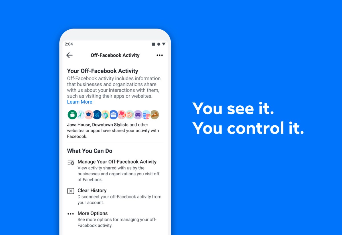 Now You Can See and Control the Data That Apps and Websites Share With Facebook