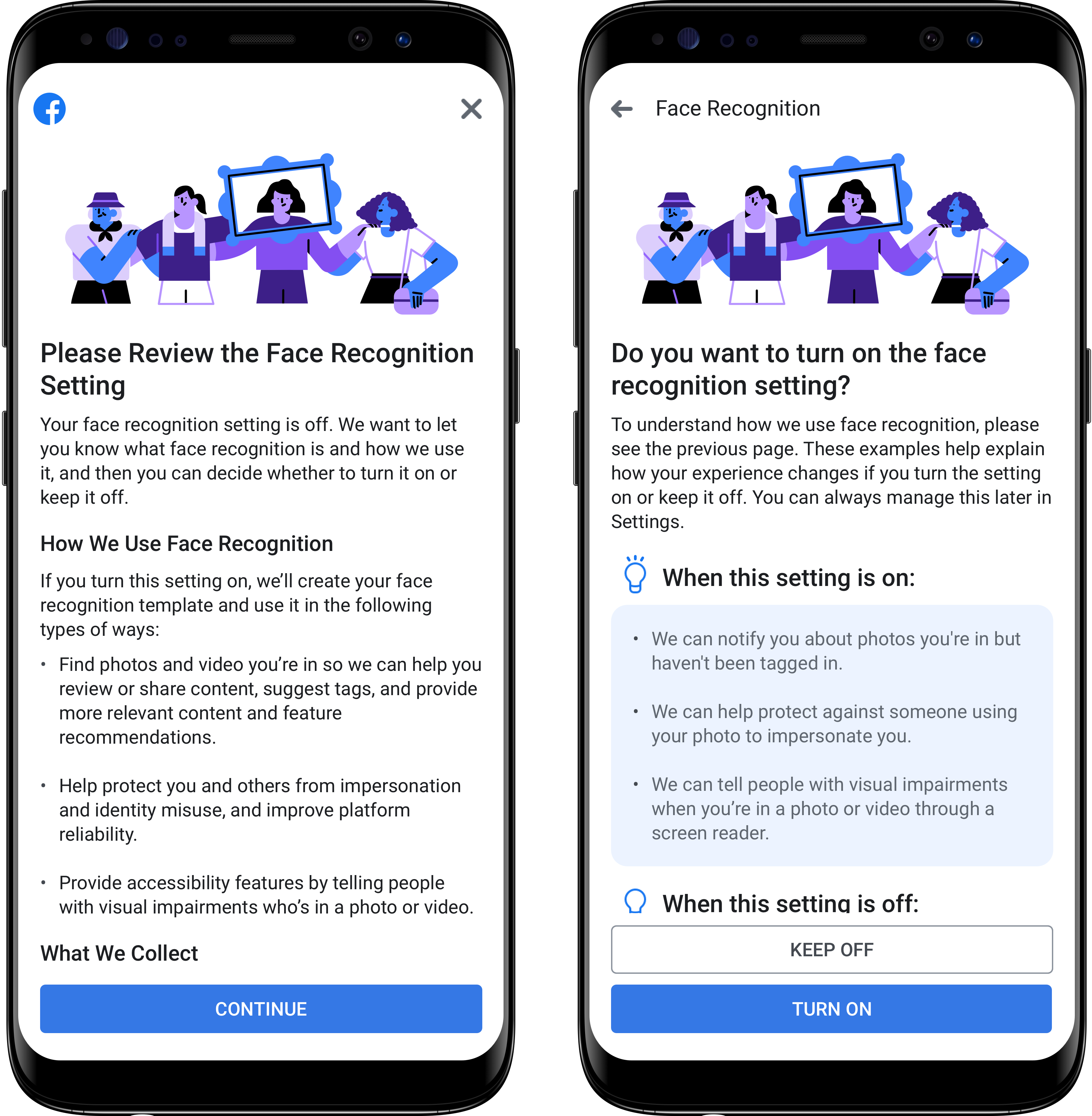 An Update About Face Recognition on Facebook