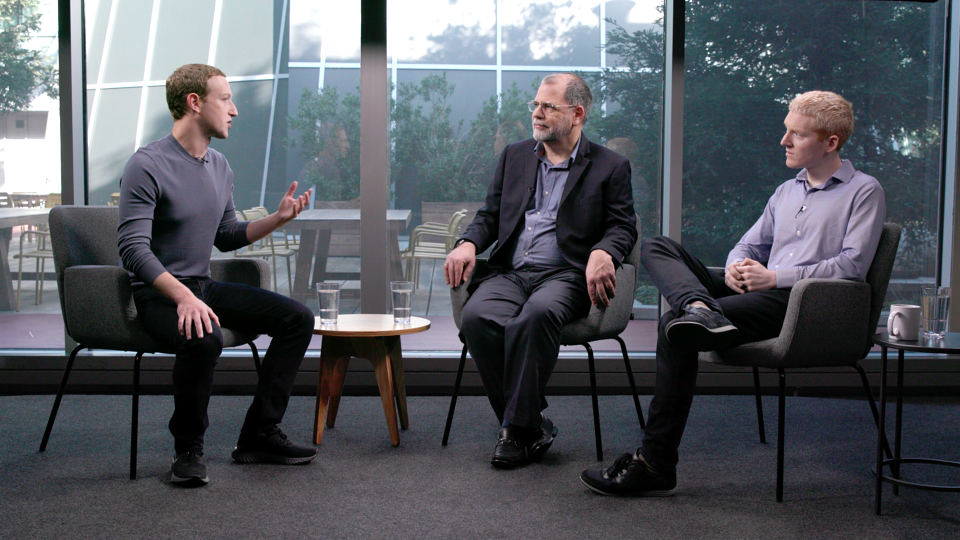 Mark Zuckerberg talks to Patrick Collison and Tyler Cowen