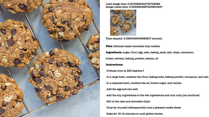 Oatmeal Chocolate Chip Cookies and recipe
