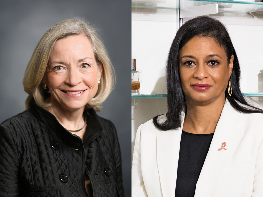 Photo of Nancy Killefer and Tracey T. Travis