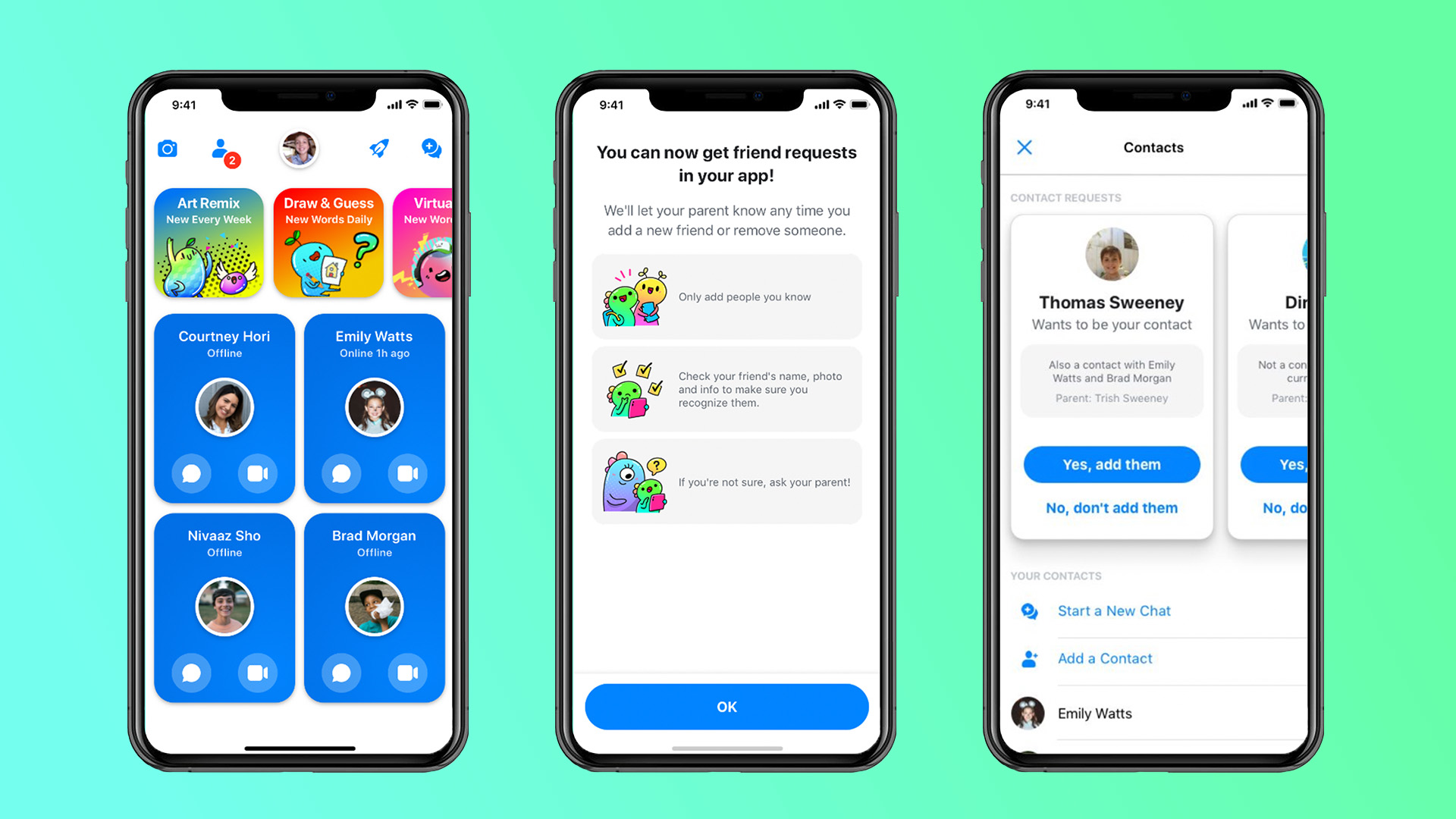 Messenger Kids - Try out the drawing game on Messenger