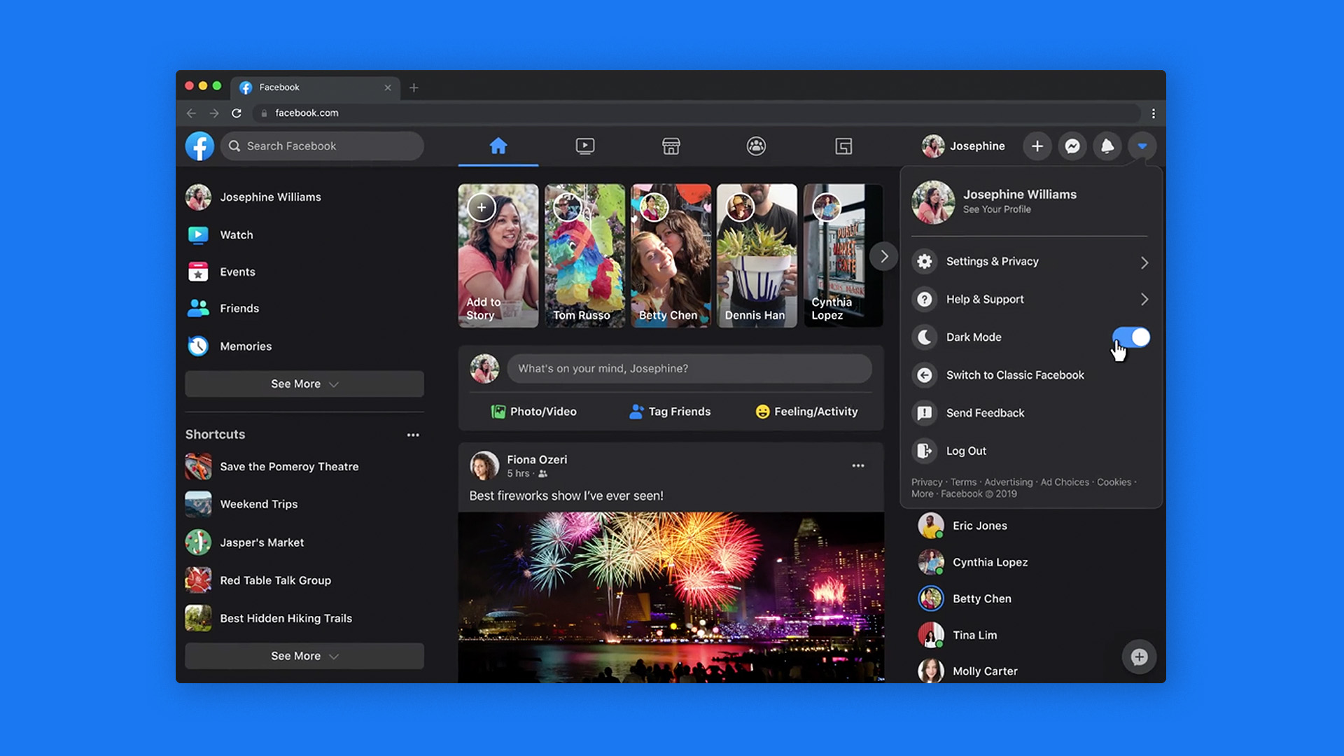 Facebook - Dark Mode Expanded —