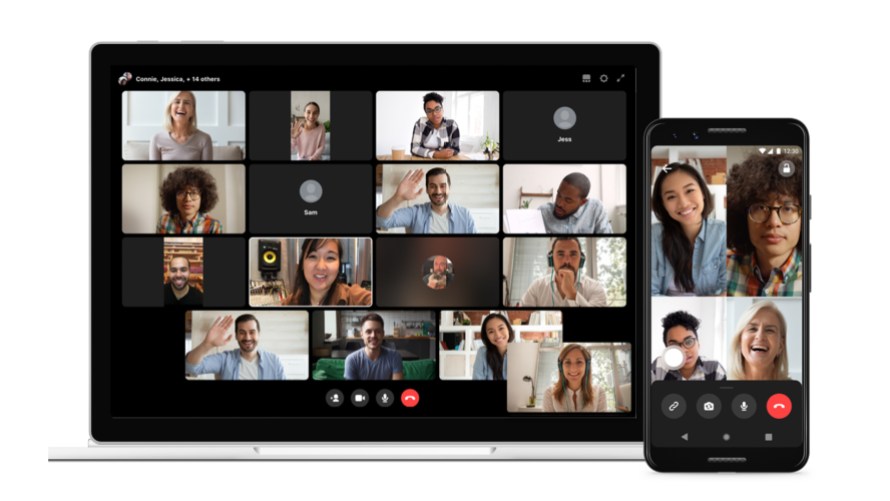 Workplace Rooms group video call