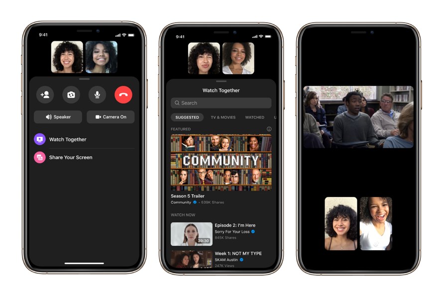 Introducing Watch Together on Messenger - About Facebook - App Where You Can Facetime And Watch Movies Together