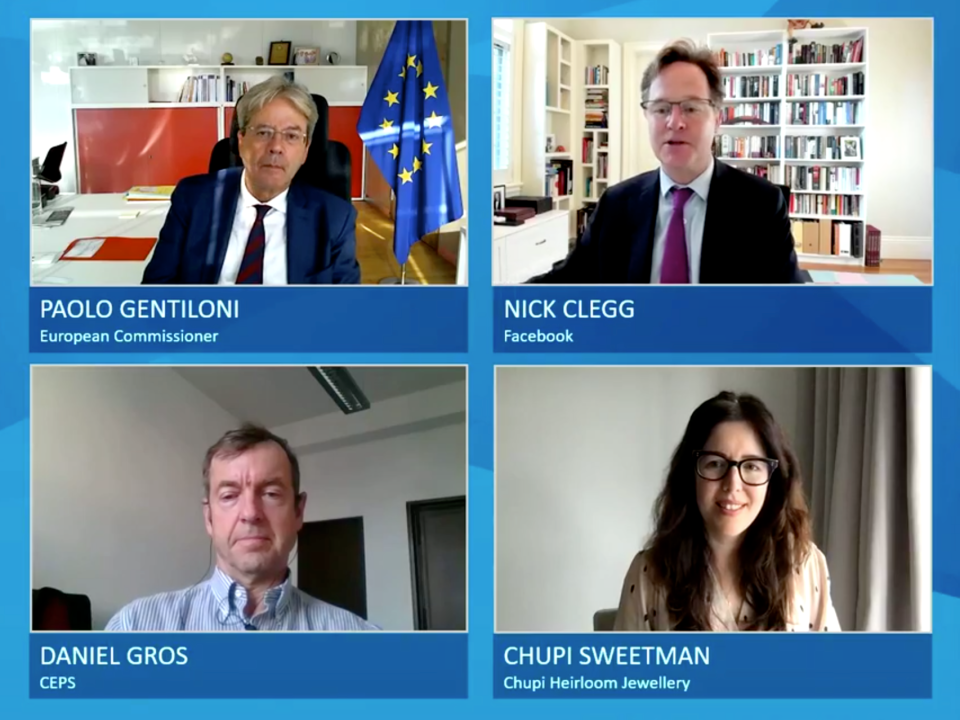 screenshot of 4 panelists