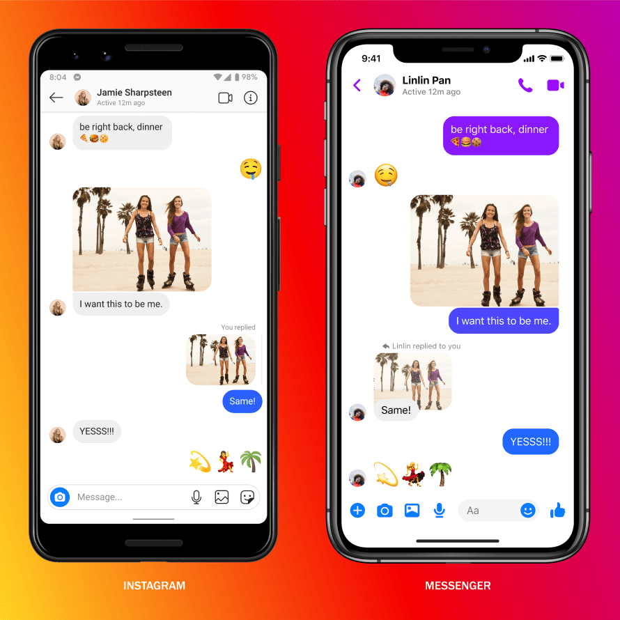 Say To Messenger Introducing New Messaging Features For Instagram Meta