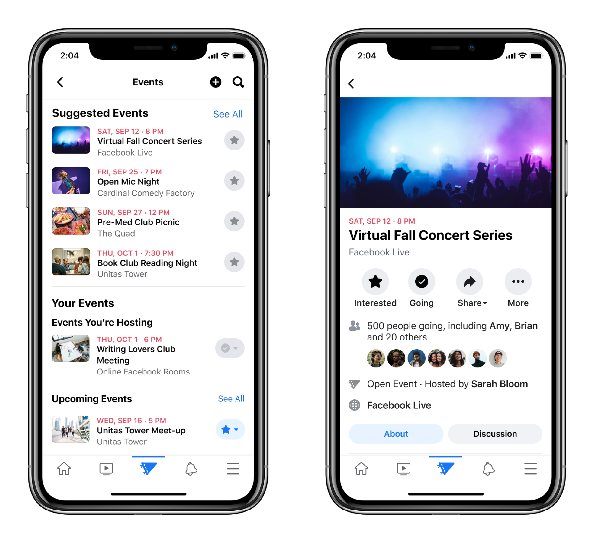 Campus Events screenshot
