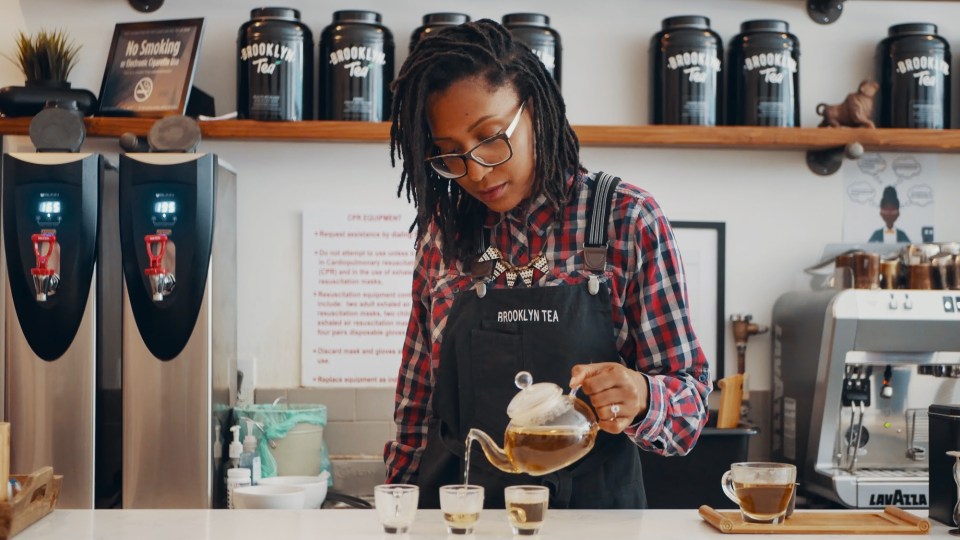 Photo of Jamila McGill, co-founder of Brooklyn Tea Company
