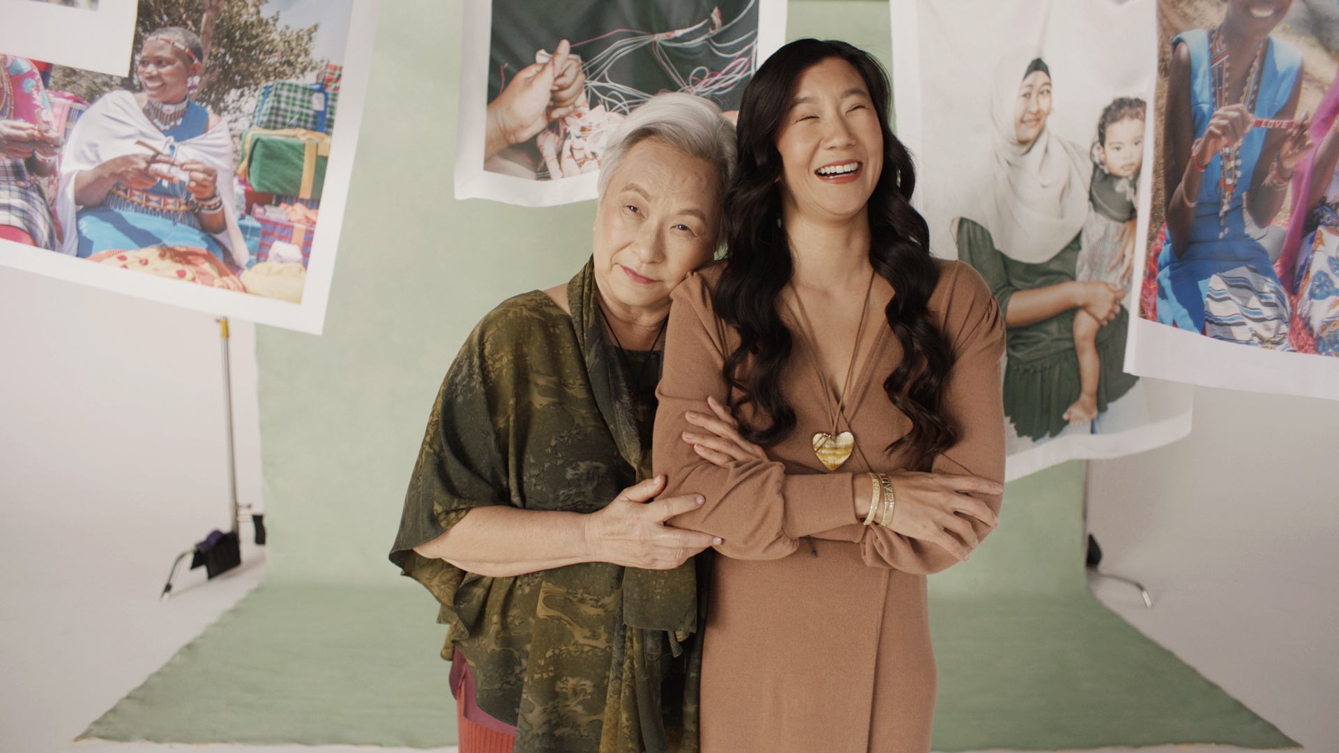 Photo of Chrissie Lam, Founder of the Love Is Project, with her mom Gladys Lam, CFO of the Love Is Project.