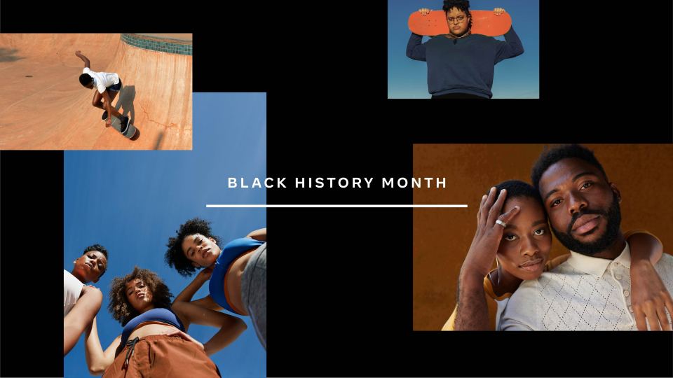 Photo collage of black men and women