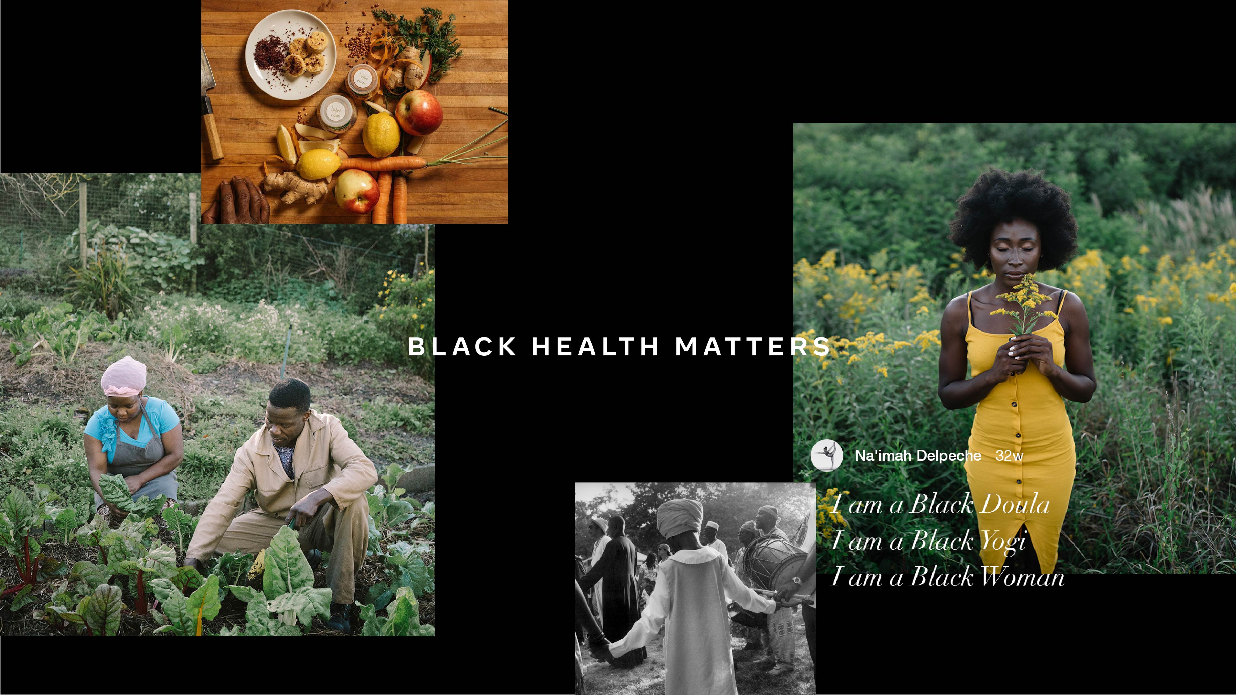 Black Health Matters photo collage