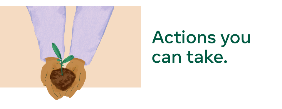 Actions you can take graphic