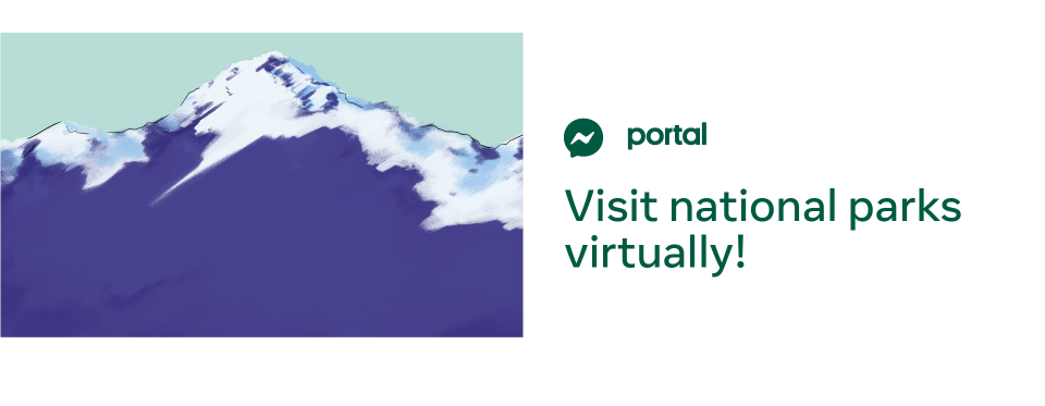 Visit national parks virtually illustration