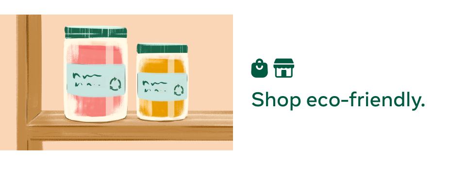 Shop eco-friendly illustration