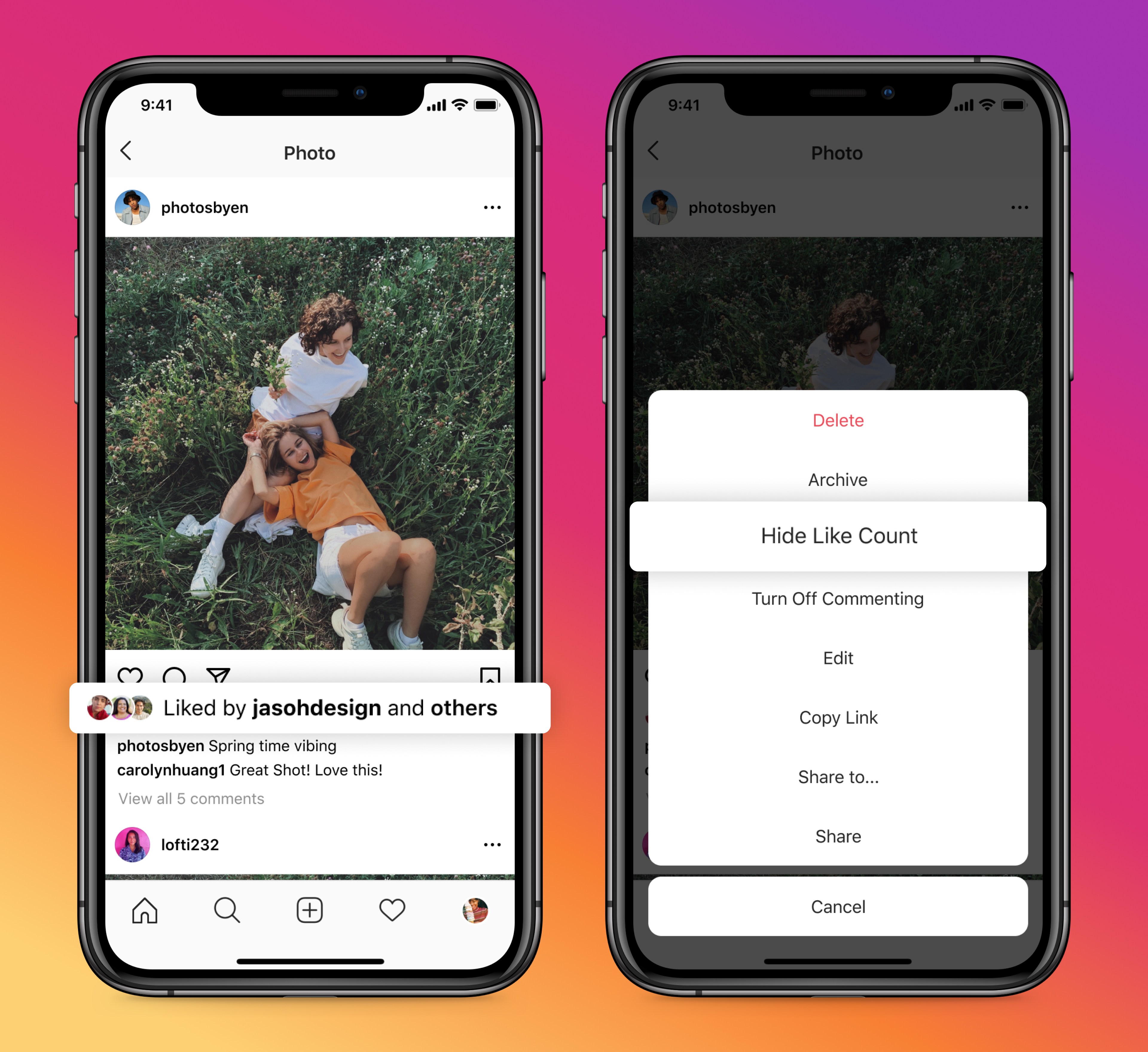 Control Instagram Posts Giving People More Control on Instagram and Facebook