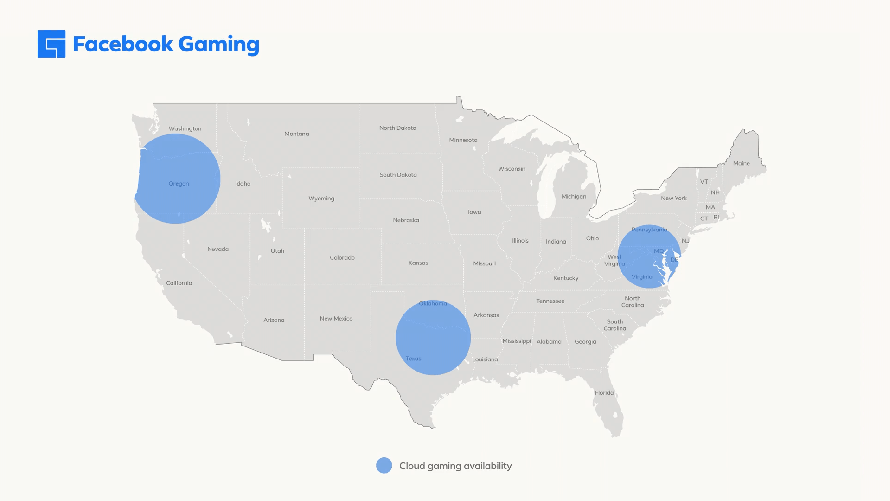 GIF of progression map of cloud gaming availability