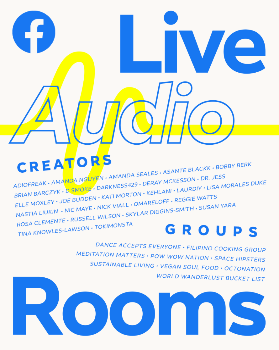 Poster of Live Audio Rooms creators and groups