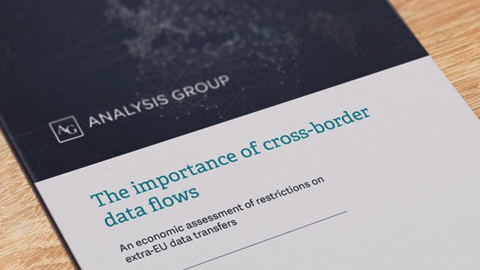 Photo of Cross-Border Data Flows Report by Analysis Group