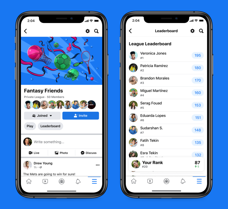 theScore Launches First-Ever Fantasy Sports Game for Facebook's