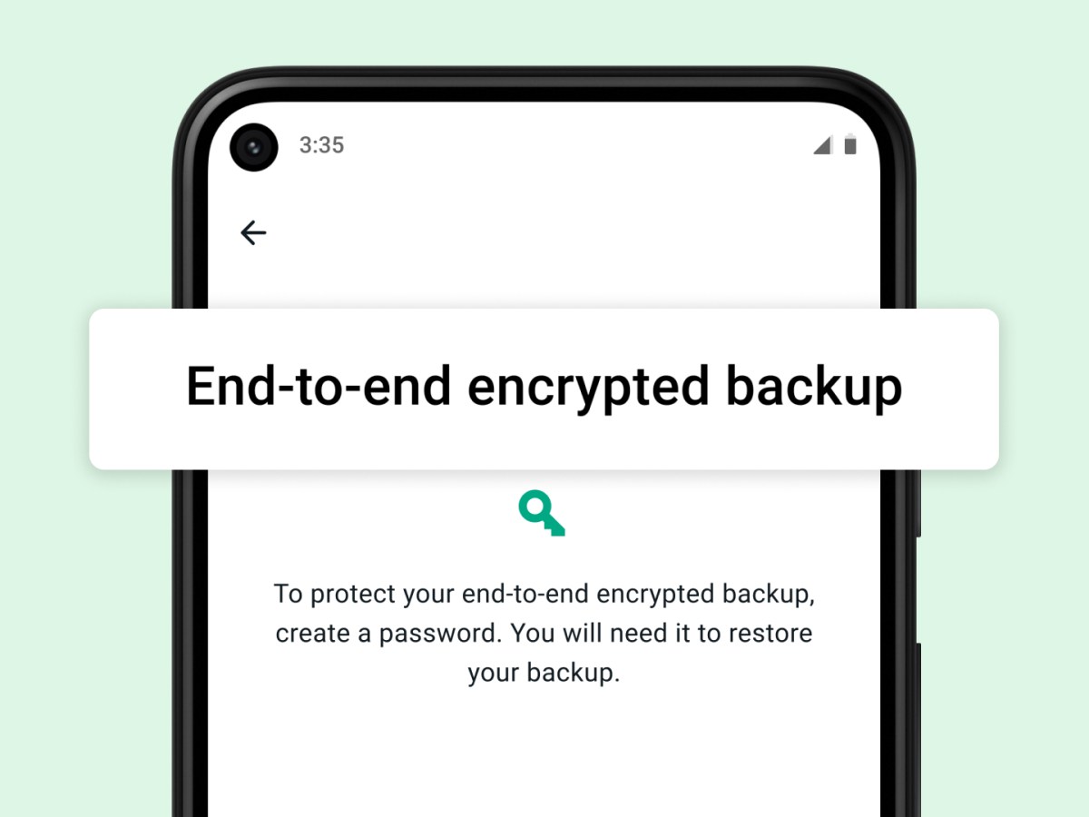 End-to-End Encrypted Backups on WhatsApp