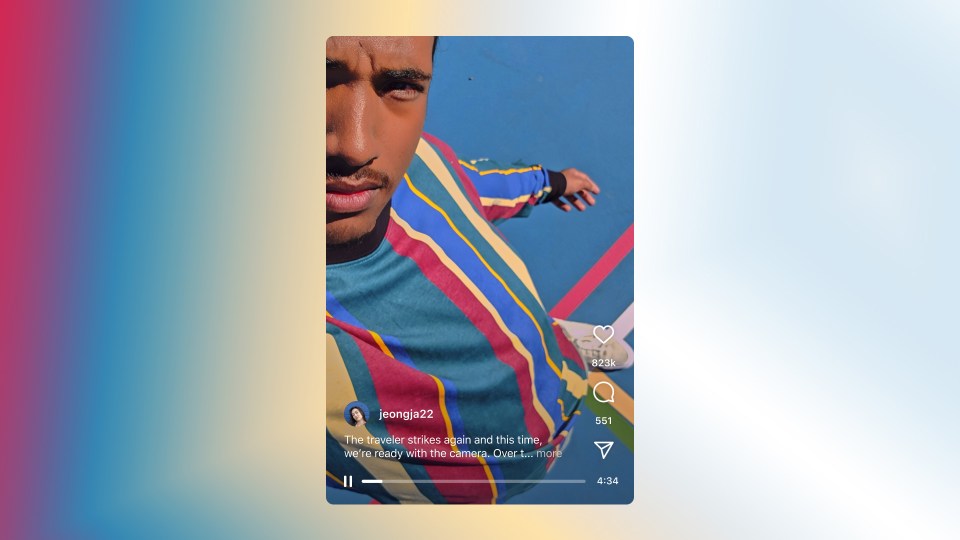 Instagram video image