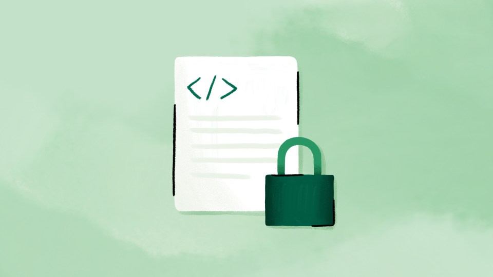 Cyber security graphic