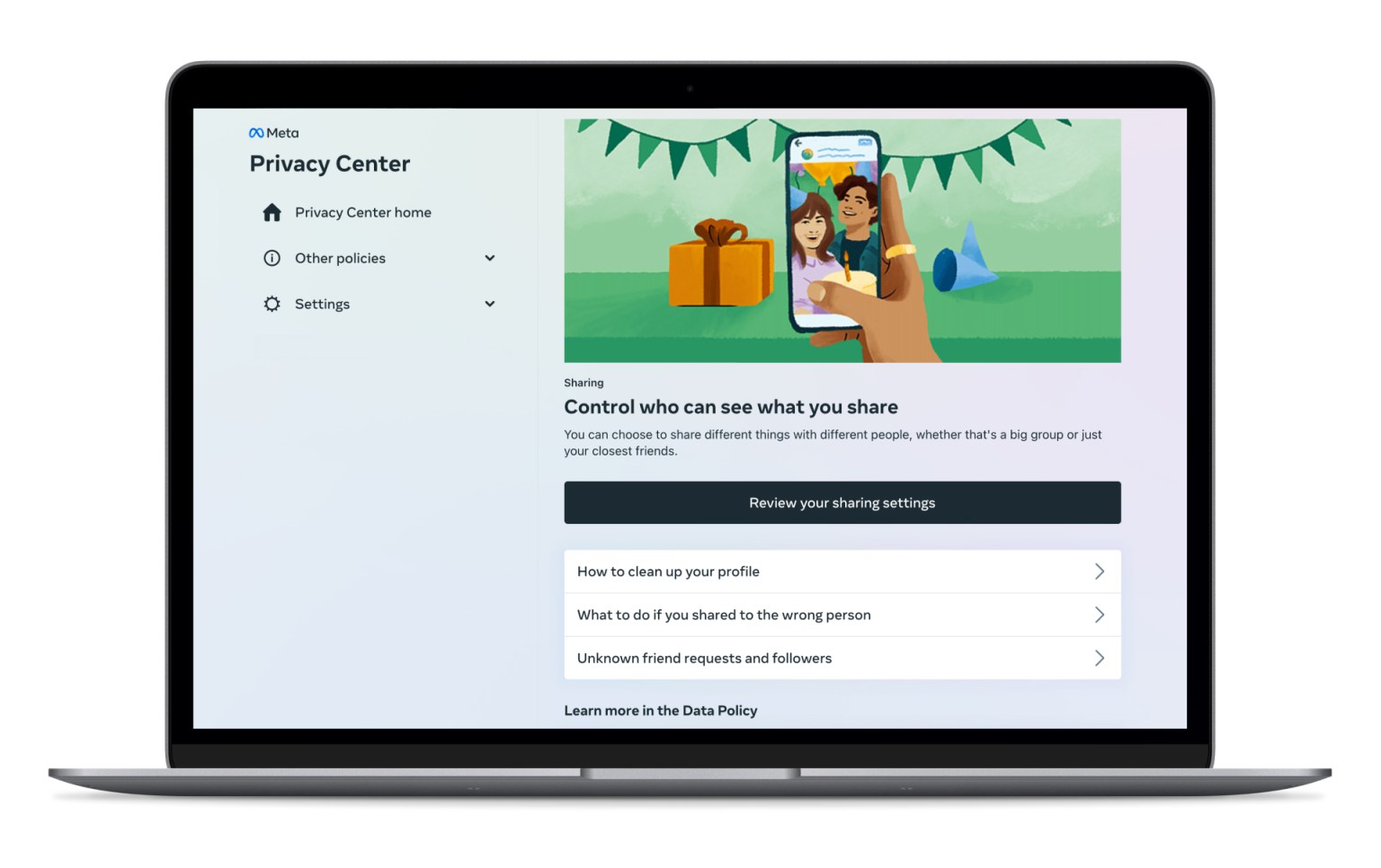 Data Privacy Center Example Introducing Privacy Center