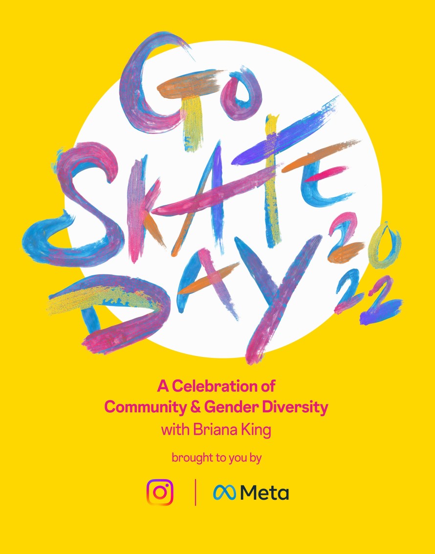 Flyer for Go Skate Day 2022
