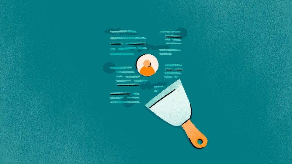 Graphic of scraping information