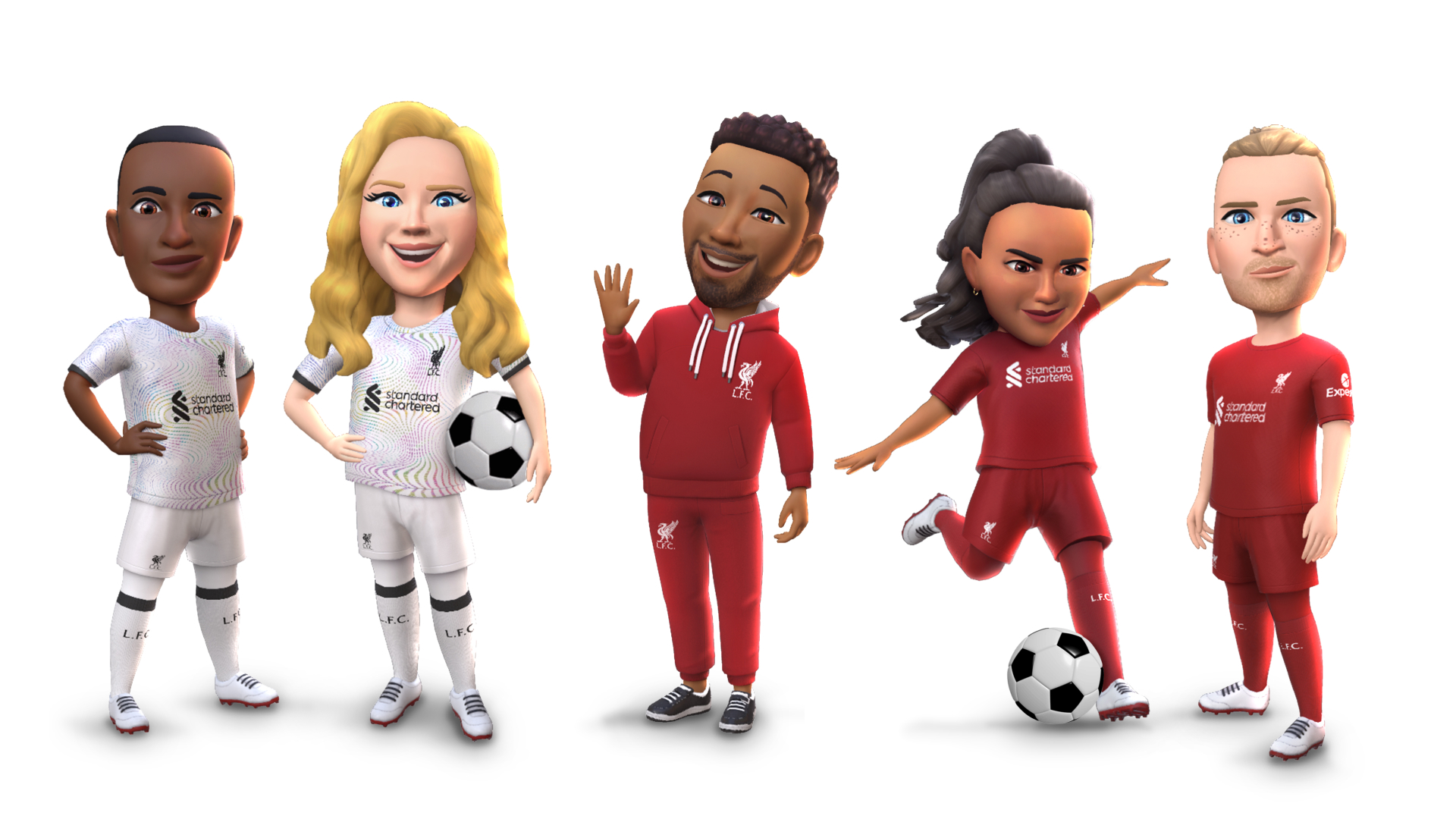 Image showing the Liverpool F.C. merchandise available in the Meta Avatars Store.