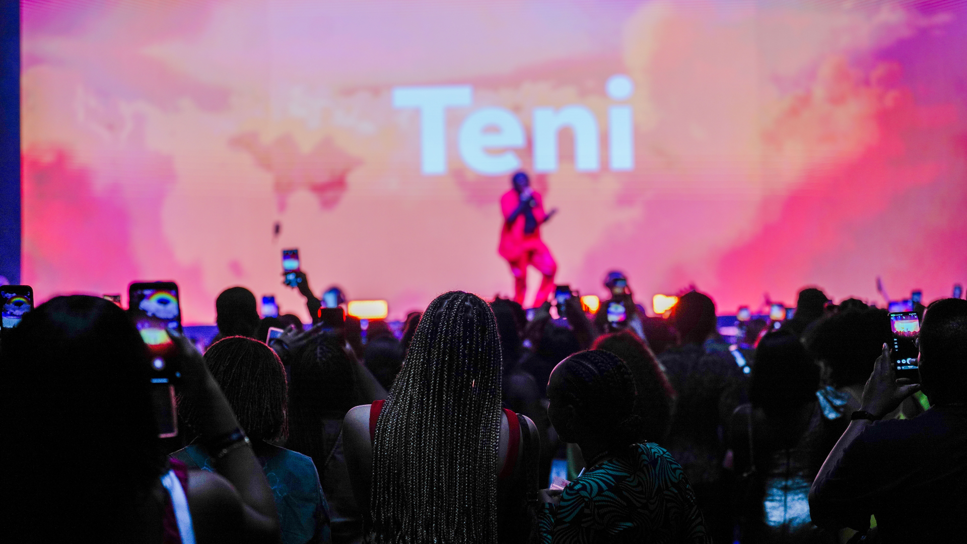 Picture of person on stage