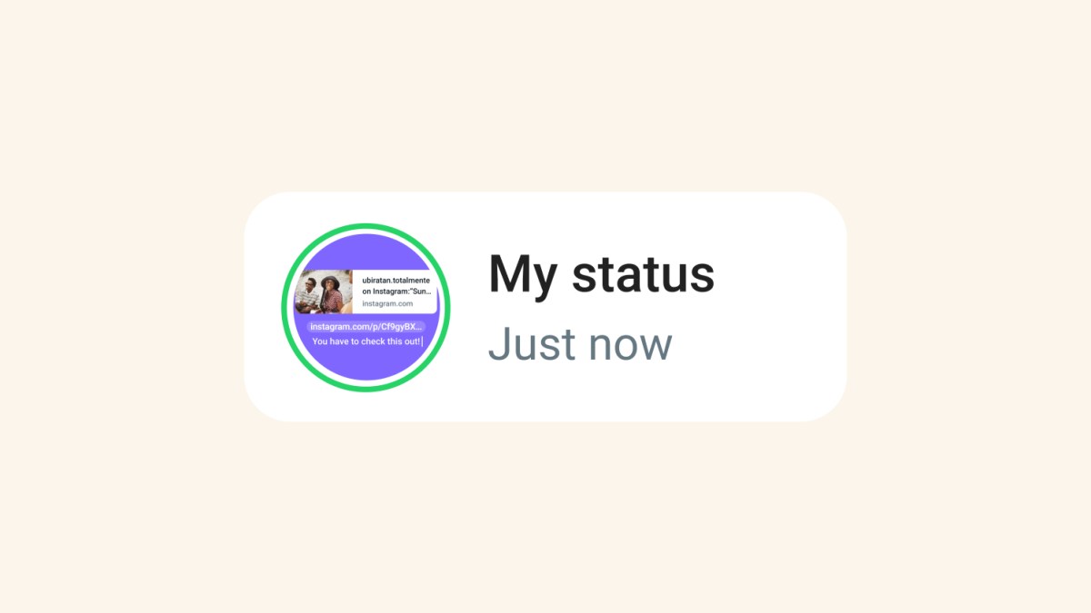 Introducing the new WhatsApp status feature
