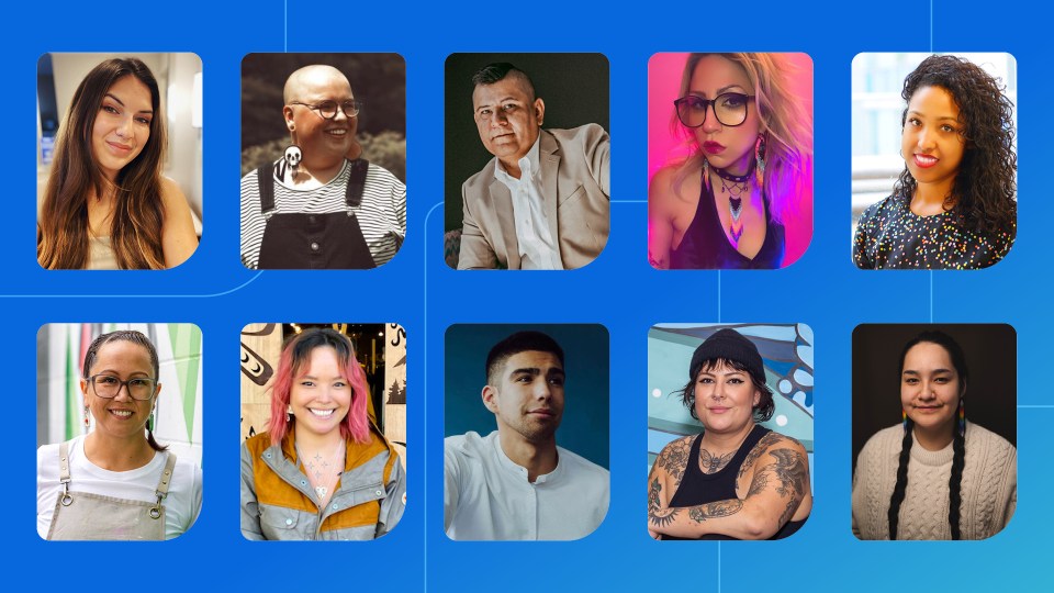 Photos of indigenous Meta Spark AR creators