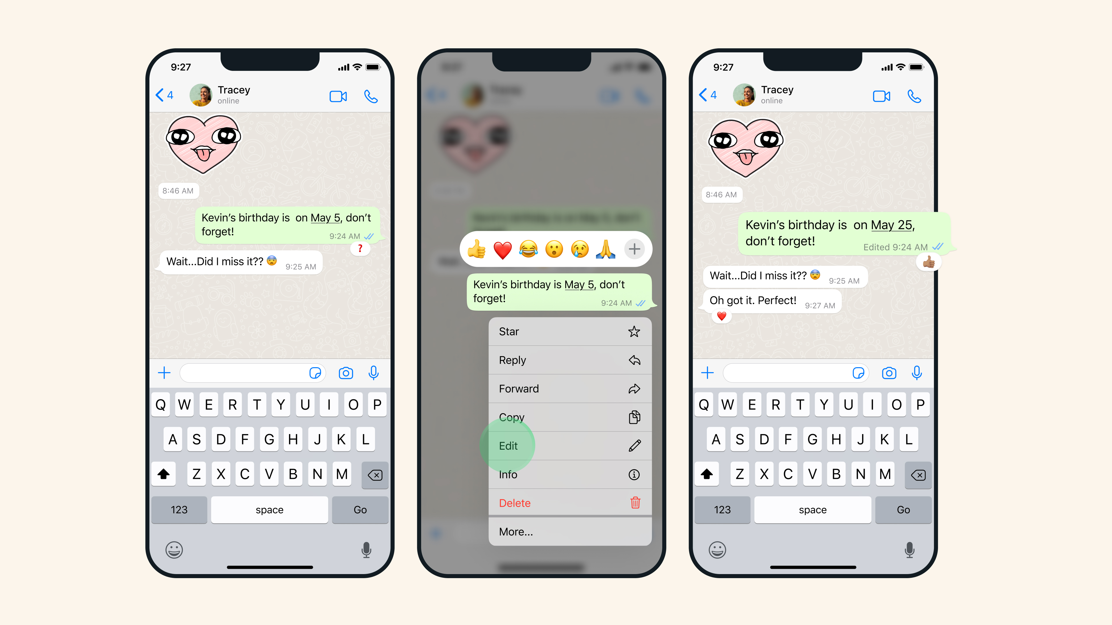 Can You Edit A Whatsapp Message On Iphone