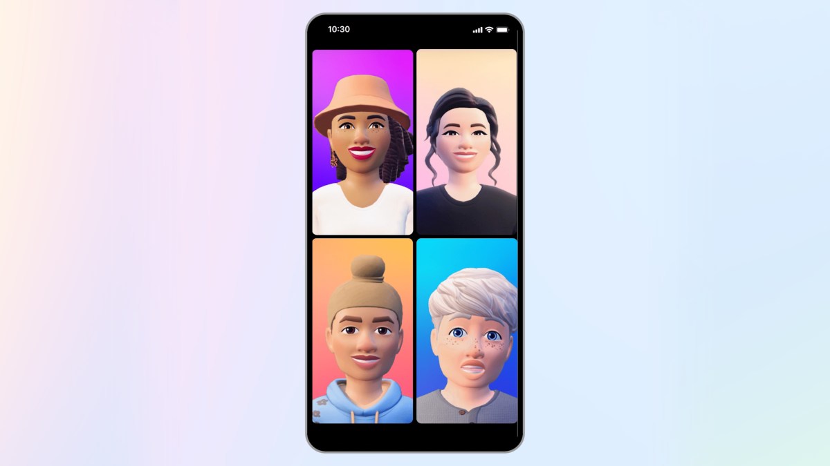 Real-Time Avatar Calls for When You're Not Camera-Ready and More