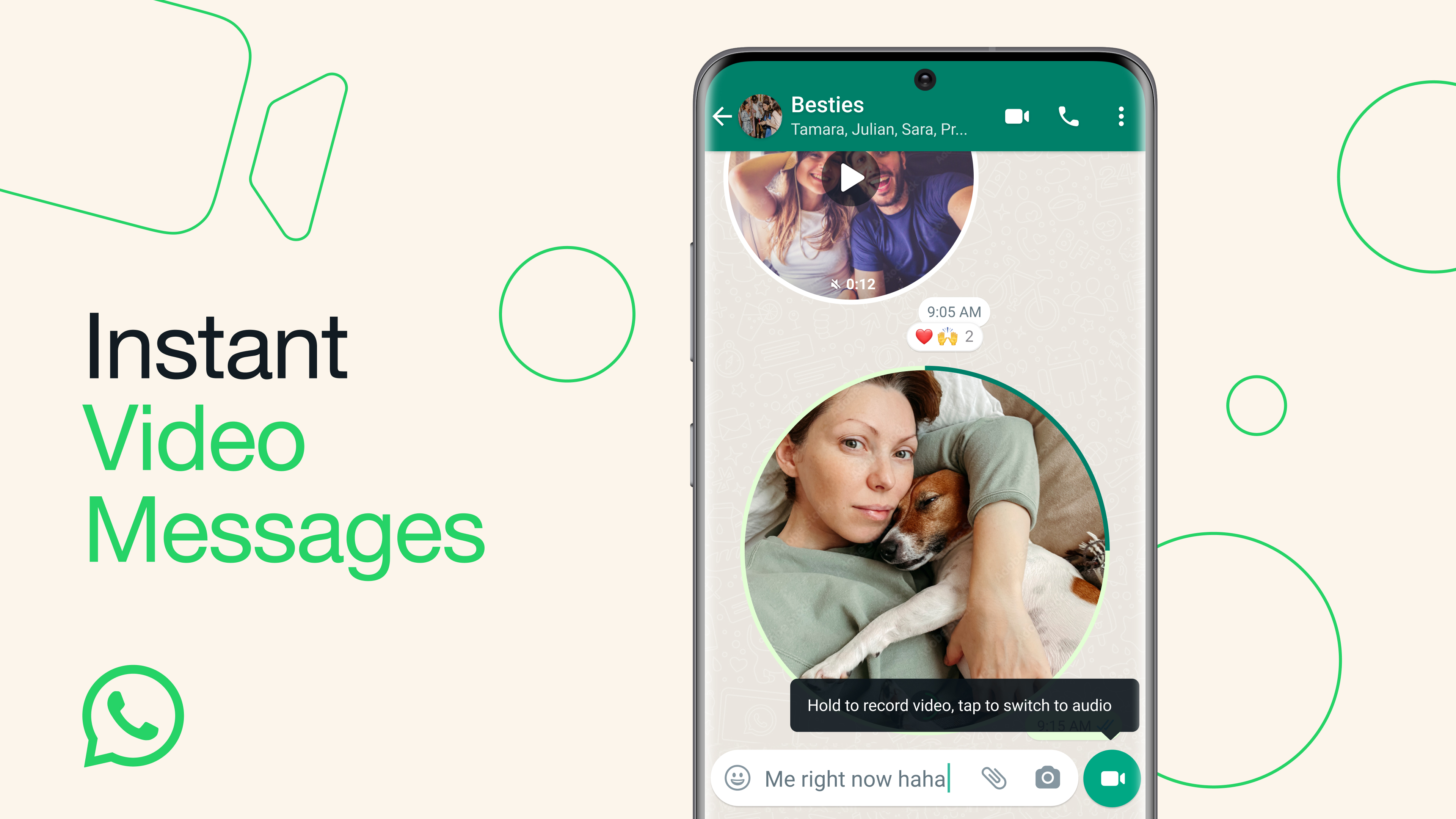 You Can Now Record Video Messages On WhatsApp | Meta